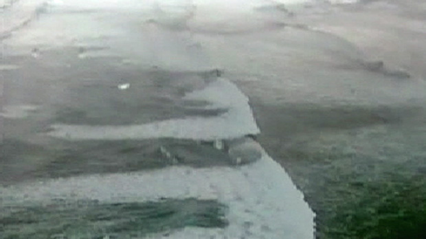 Fukushima tsunami footage